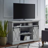 WE Furniture AZ52HBSBDST TV Stand 52 Stone Grey