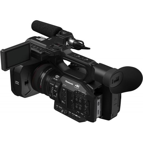 파나소닉 [아마존베스트]Panasonic HC-X1E Professional Camcorder (4K 24p, UHD 60p/50p, FHD 60p/50p, 24mm Leica Dicomar Lens, OLED Viewfinder, 3.5 Wide LCD, Integrated ND Filter, 2 XLR Inputs, 2 SD Slots) B