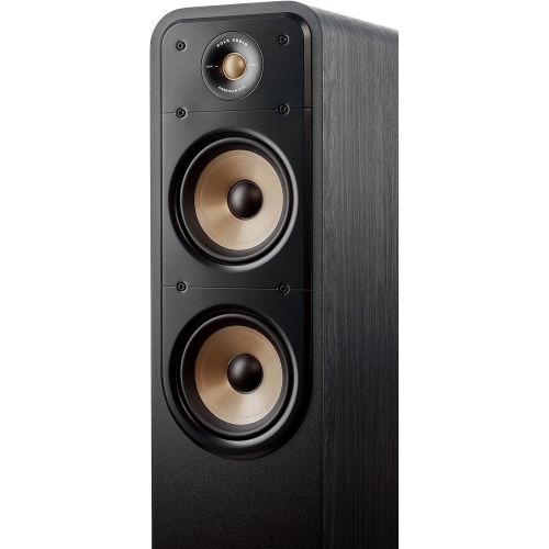  Polk Audio Polk Signature Elite ES50 Tower Speaker - Hi-Res Audio Certified and Dolby Atmos & DTS:X Compatible, 1 Tweeter & (2) 5.25 Woofers, Power Port Technology for Effortless Bass, Stunni