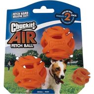Chuckit Air Fetch Ball Dog Toy, Small (2 Inch Diameter), for dogs 0-20 lbs, Pack of 2
