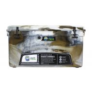 Frosted Frog Desert Camo 75 Quart Ice Chest Heavy Duty High Performance Roto-Molded Commercial Grade Insulated Cooler