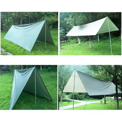  Azarxis Hammock Rain Fly Camping Tarp Canopy Tent Footprint Ground Sheet Picnic Mat, UV Protection and PU 2000mm Waterproof, Lightweight for Camping, Backpacking and Outdoor Advent