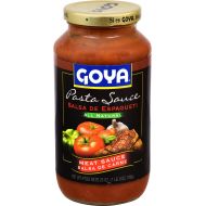 Goya Foods Pasta All Natural Sauce, Meat, 25 Ounce (Pack of 12)