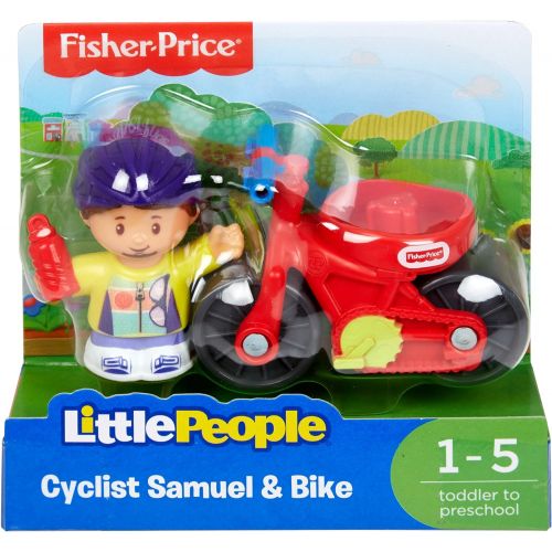  Fisher-Price Little People Cyclist Samuel & Bike