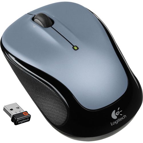  Amazon Renewed Logitech Wireless Mouse M325 with Designed-For-Web Scrolling - Light Silver (Renewed)