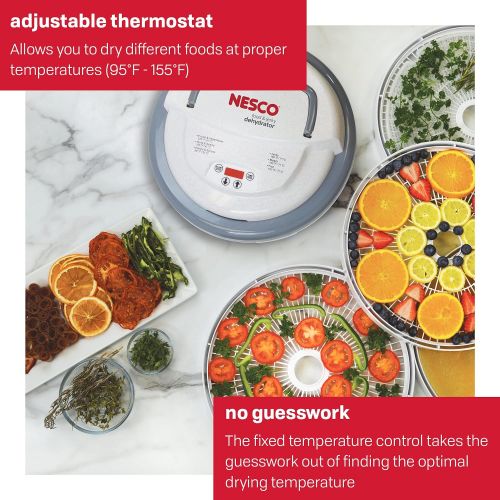  [아마존베스트]NESCO Snackmaster Digital Food Dehydrator, FD-79