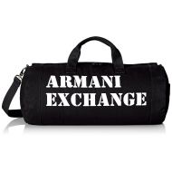 A%7CX+Armani+Exchange Armani Exchange Mens Large Printed Logo Canvas Duffle Weekender Gym Bag