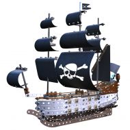 Meccano Elite Pirate Ship Model Set