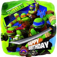 Anagram International HX Ninja Turtles Birthday Party Balloons, Multicolor (3)