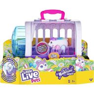 Little Live Pets - Lil' Hamster: Popmello & House Playset | Interactive Toy. Scurries, Sounds, and Moves Like a Real Hamster. Soft Flocked. Batteries Included. for Kids 4+