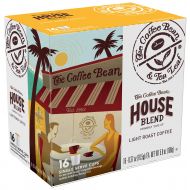 Coffee Bean & Tea Leaf Single Serve Coffee Cups, House Blend, Compatible with 2.0 K-Cup Brewers, 16 Count, Pack of 4