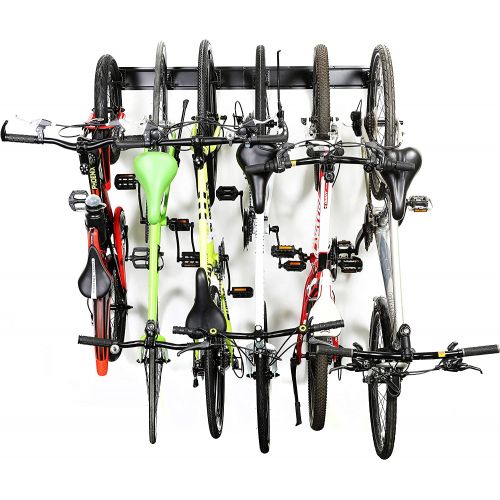  [아마존베스트]Ultrawall Bike Storage Rack,6 Bike Storage Hanger Wall Mount for Home & Garage Holds Up to 300lbs