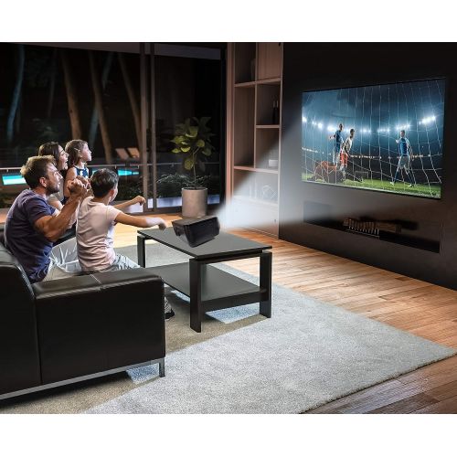 Naxa Electronics Home Theater 720P LCD Projector, 150-inch, Black