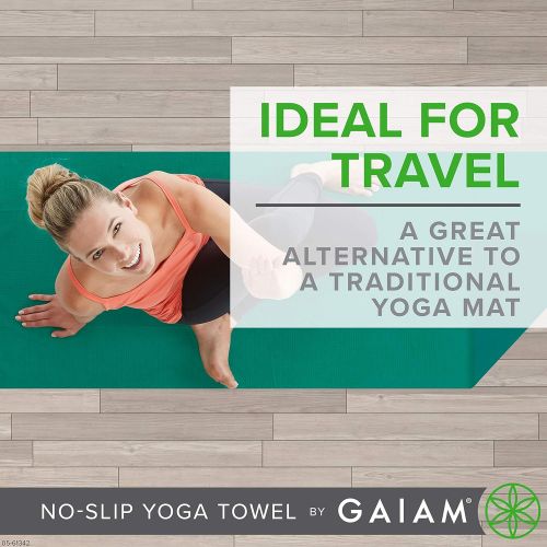  Gaiam No-Slip Yoga Towels