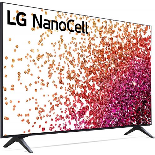  LG NanoCell 75 Series 43” Alexa Built-in 4k Smart TV (3840 x 2160), 60Hz Refresh Rate, AI-Powered 4K Ultra HD, Active HDR, HDR10, HLG (43NANO75UPA, 2021)