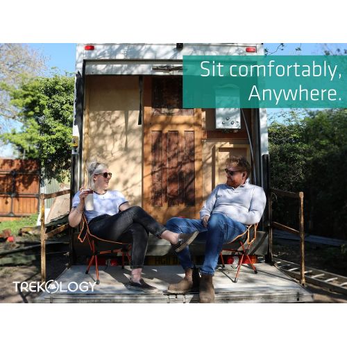 트렉 Trekology 2pc YIZI GO Backpacking Camping Chairs, Lightweight Portable Camping Chair, Foldable Chair, Outdoor Chair, Kids Camp Chair, Camping Chairs 2 Pack for Adults, Folding Chai
