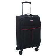 American Flyer Simply Lite 28 Inch Upright Spinner Luggage, Black, One Size