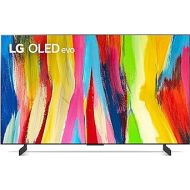 LG 42-Inch Class OLED evo C2 Series Alexa Built-in 4K Smart TV, 120Hz Refresh Rate, AI-Powered 4K, Dolby Vision IQ and Dolby Atmos, WiSA Ready, Cloud Gaming (OLED42C2PUA, 2022)