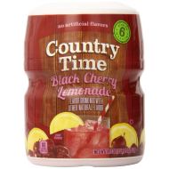 Country Time Flavored Drink Mix, Black Cherry Lemonade, 18.3 Ounce Container (Pack of 12)