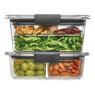 Rubbermaid Brilliance Food Storage Container, Salad and Snack Lunch Combo Kit, Clear, 9-Piece Set 1997843