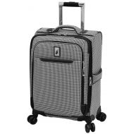 London Fog Cambridge II 20 Expandable Spinner, Black White Houndstooth