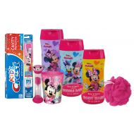 UPD Disney Minnie Mouse Girls All Inclusive Bath Time Gift Set! Includes Body Wash, Shampoo, Bubble Bath,...