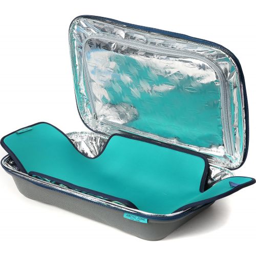  Arctic Zone Deluxe Hot/Cold Insulated Food Carrier, Teal