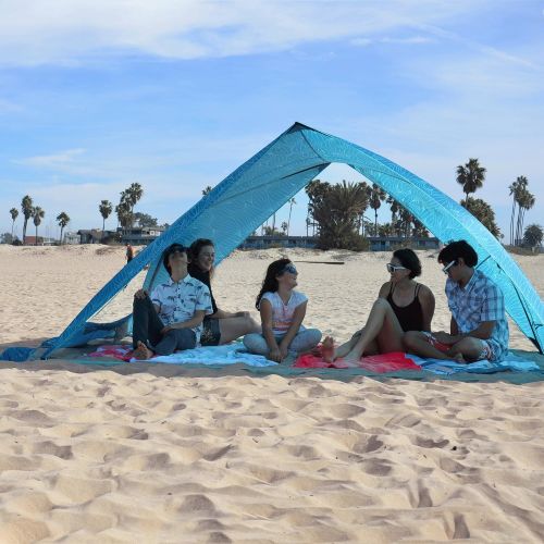  Lightspeed Outdoors A Shade Beach Tent Extra Large Adjustable Beach Shelter