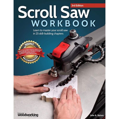  WEN 3921 16-inch Two-Direction Variable Speed Scroll Saw & Scroll Saw Workbook, 3rd Edition: Learn to Master Your Scroll Saw in 25 Skill-Building Chapters (Fox Chapel Publishing)