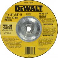 DEWALT DW8437 7-Inch by 1/8-Inch by 5/8-Inch-11 Pipeline Cutting Wheel