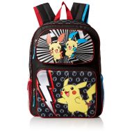 FAB Starpoint Pokemon Big Boys Pikachu Molded Eva 16 Double Pocket Backpack, Black, 16
