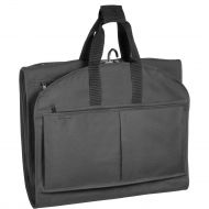WallyBags Luggage 52 Garmentote Tri-fold with Pockets, Black