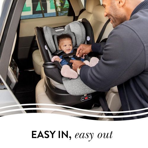 이븐플로 Evenflo Gold Revolve360 Rotational All-in-1 Convertible Car Seat Swivel Car Seat Rotating Car Seat for All Ages Swivel Baby Car Seat Mode Changing 4120Lb Car Seat and Booster Car S