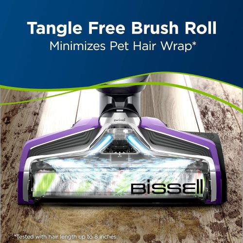  BISSELL Tangle-Free Crosswave Multi-Surface Pet Brush Roll, White - 2460