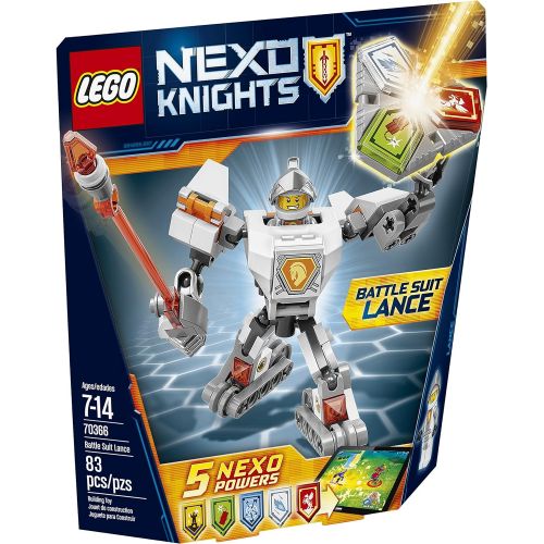  LEGO Nexo Knights Battle Suit Lance 70366 Building Kit (83 Piece)