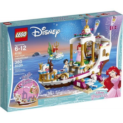  LEGO Disney Princess Ariel’s Royal Celebration Boat 41153 Childrens Toy Construction Set (380 Pieces) (Discontinued by Manufacturer)