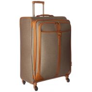 Hartmann Herringbone Luxe Softside Long Journey Expandable Spinner, Terracotta Herringbone, One Size