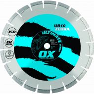 OX Tools OX OX-UB10-10 Ultimate Abrasive 10-Inch Diamond Blade, DM-7/8-Inch-5/8-Inch bore