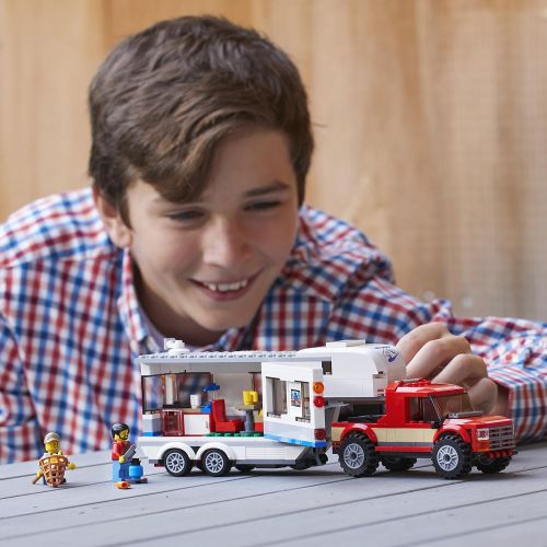  LEGO City Pickup & Caravan 60182 Building Kit (344 Pieces)