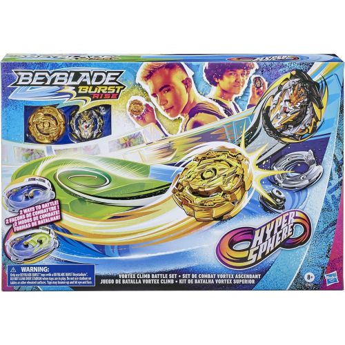  [아마존베스트]BEYBLADE Burst Rise Hypersphere Vortex Climb Battle Set -- Complete Set with Beystadium, 2 Battling Top Toys and 2 Launchers, Ages 8 and Up