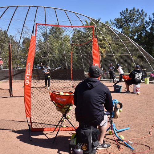  GoSports 7 x 4 - Screen - Baseball & Softball Pitcher Protection Net, Must Have for Safe Training