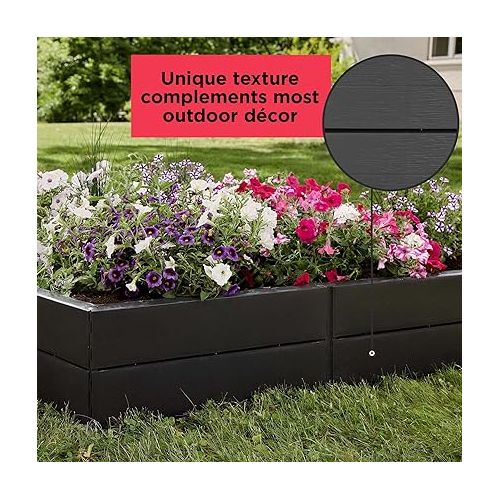  Black+Decker Raised Garden Bed, Planter for Outdoor Plants, Easy Assembly, 5 ft. (BDSTGA95810)