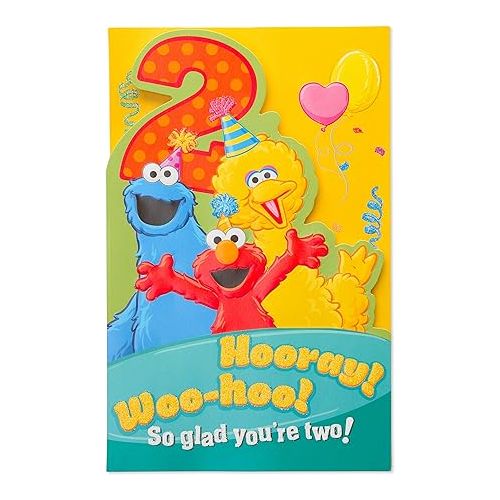  American Greetings 2nd Birthday Card (Sesame Street)