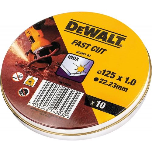  DeWALT DT3507-QZ Cutting Disc Stainless Steel Flat 125 mm x 1.0 mm