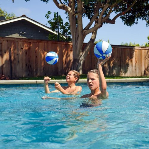  GoSports Water Basketballs 2 Pack - Choose Between Size 3 and Size 6, Great for Swimming Pool Basketball Hoops