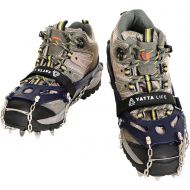 [아마존베스트]Yatta Life Heavy Duty Trail Spikes 14-Spikes Ice Grip Snow Cleats Footwear Crampons for Walking, Jogging, or Hiking on Snow and Ice