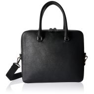 Royce Leather RFID Blocking Executive Travel Briefcase in Saffiano Leather, Black