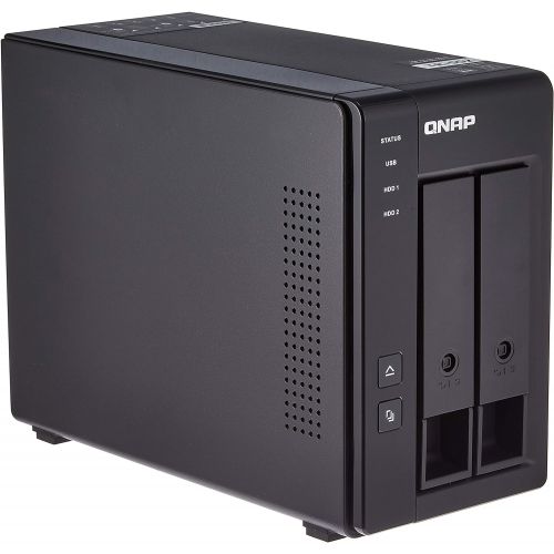  [아마존베스트]QNAP TR-002 2 Bay Hard Drive Enclosure Direct Attached Storage (DAS) with Hardware RAID USB 3.2 Gen 2 Type-C