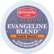 Community Coffee Private Reserve Evangeline Blend 60 Count Coffee Pods, Dark Roast, Compatible with Keurig 2.0 K-Cup Brewers (10 Count, Pack of 6)