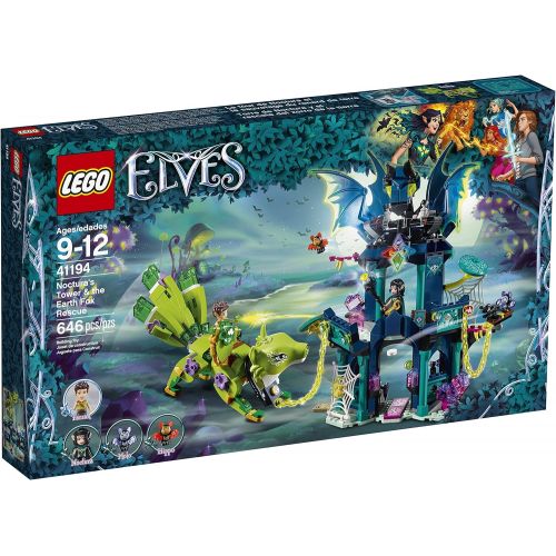  LEGO 6212148 Elves Nocturas Tower and The Earth Fox Rescue 41194 Building Kit